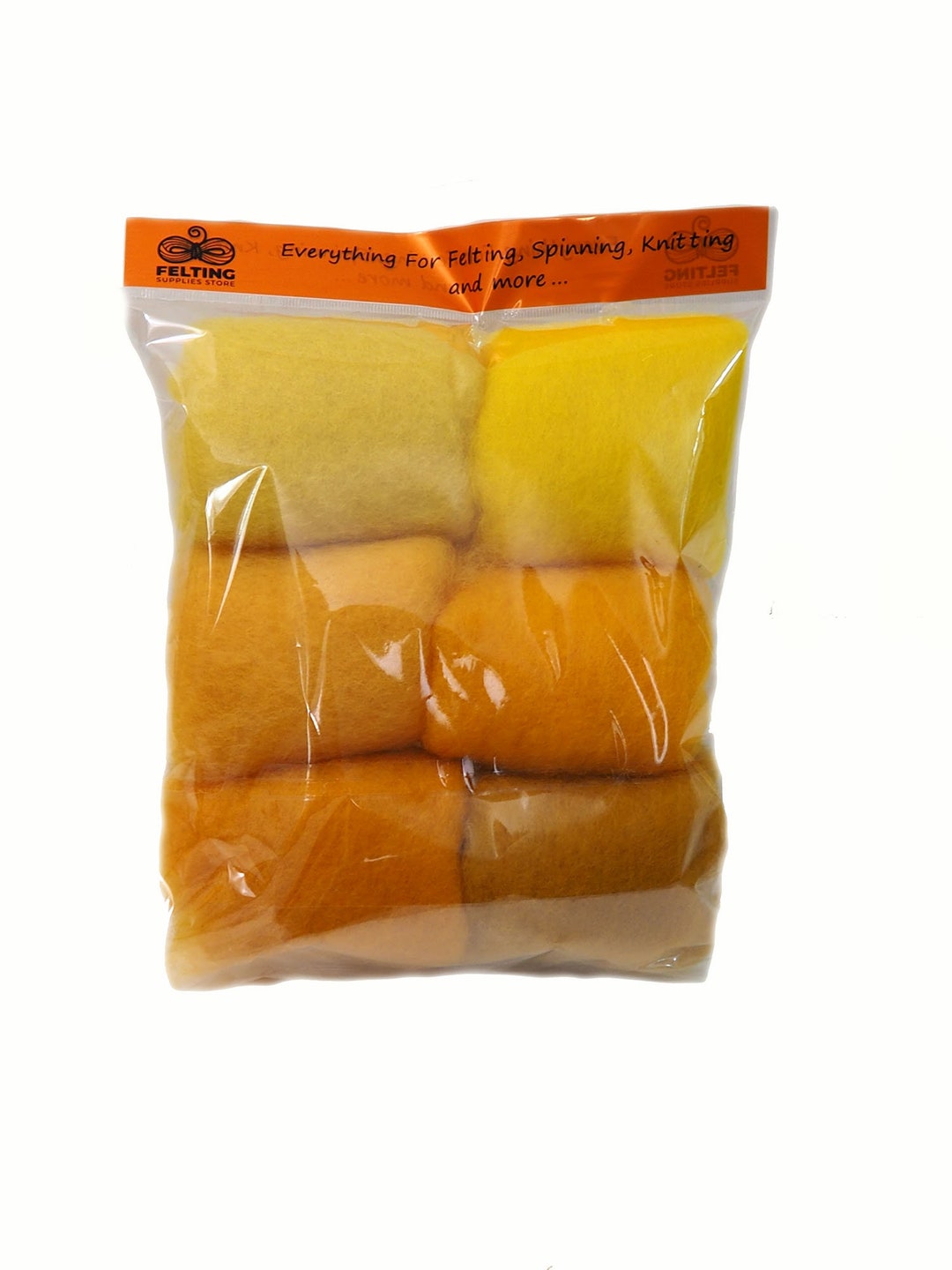 Felting Wool Kit Carded Merino Wool Batts for Needle Felting Etsy