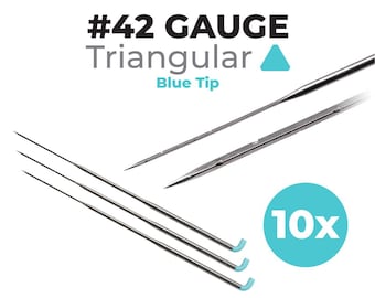 42 Gauge Triangular Felting Needles 10-pack For Needle Felting