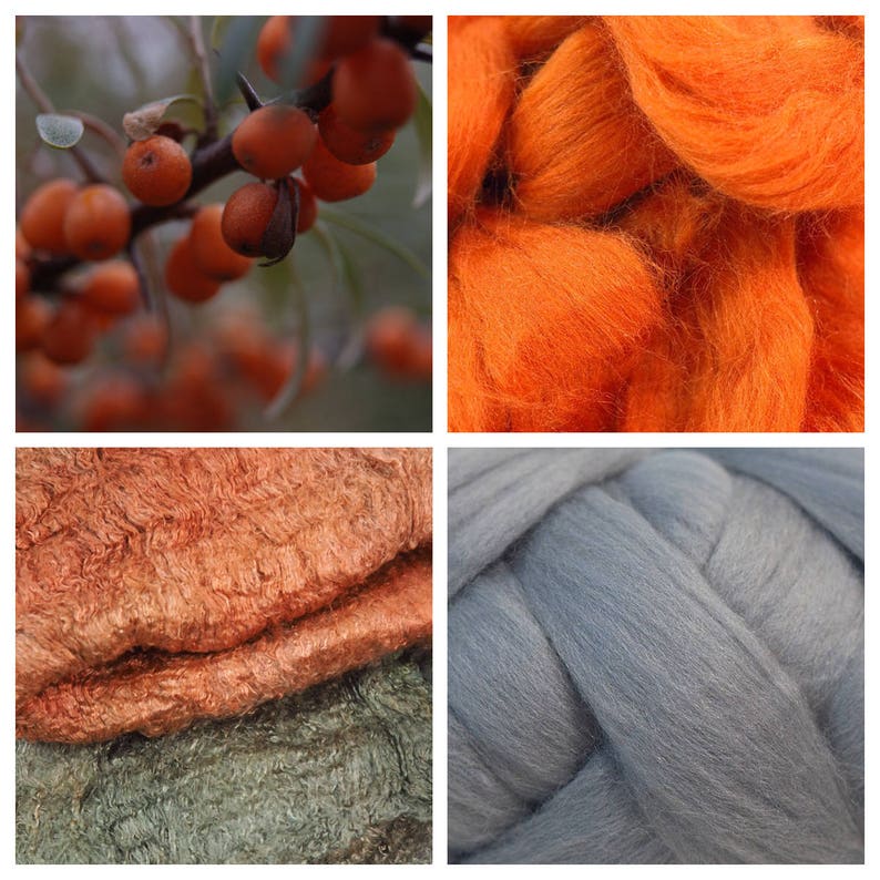 Wolf Color 100g Extra Fine Merino Wool Tops Roving Grey Color for Wet Felting Nuno Felting Spinning