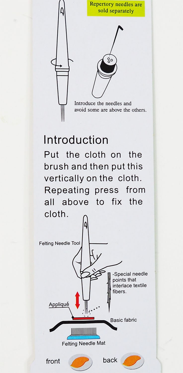 Needle Felting Tool With 3 Needles for Wool Needle Felting 