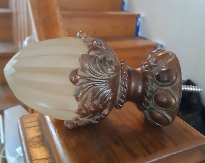 Large Finial Vintage Stair Post Finial Newel Post Finial Staircase Free Shipping Home