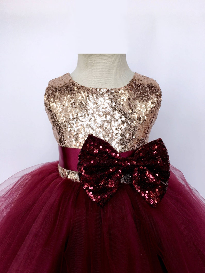 etsy burgundy dress
