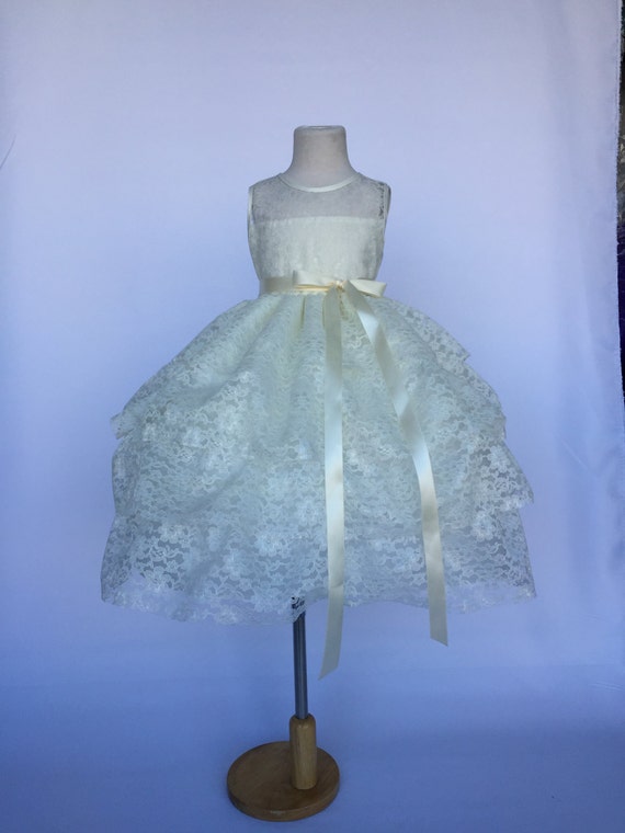 Flower Girl Dress Birthday Wedding Bridesmaid Formal Pageant Recital Graduation