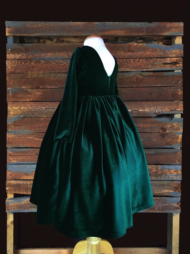 hunter green gown