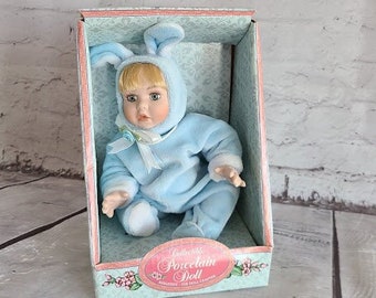 Kingstate, Collectible Baby Boy Doll in Rabbit Costume