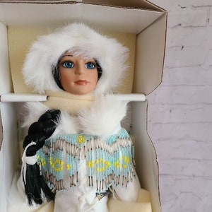 Treasure Collection Paradise Galleries World&#39;s Finest Collectible Dolls, Dancing Snowflakes by Tom Francirek, Pride of the Northern People