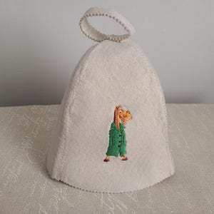 Wool Sauna Hat &#39;&#39;The Horse in the Coat&#39;&#39;