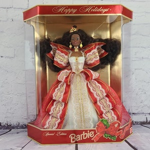 Happy Holidays Barbie Doll,  Mattel 1997, Special Edition, # 17833