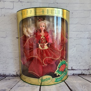 Happy Holidays Barbie Doll,  Mattel 1993, Special Edition, # 10824