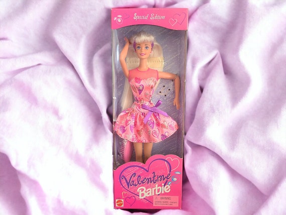 1997 Barbie Mattel Jewelery box mini storage drawers Pink Collectible