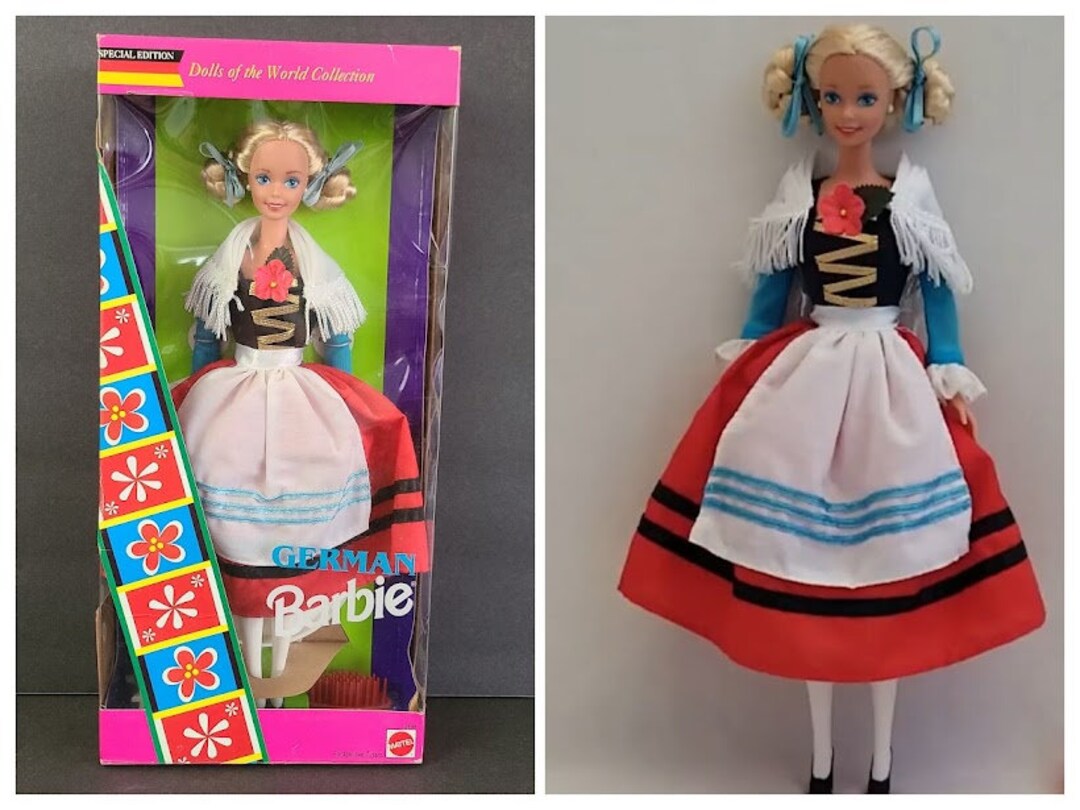 German Barbie Dolls of the World Special Edition by Mattel - Etsy