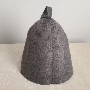 Wool Sauna Hat &quot;Grey&quot;