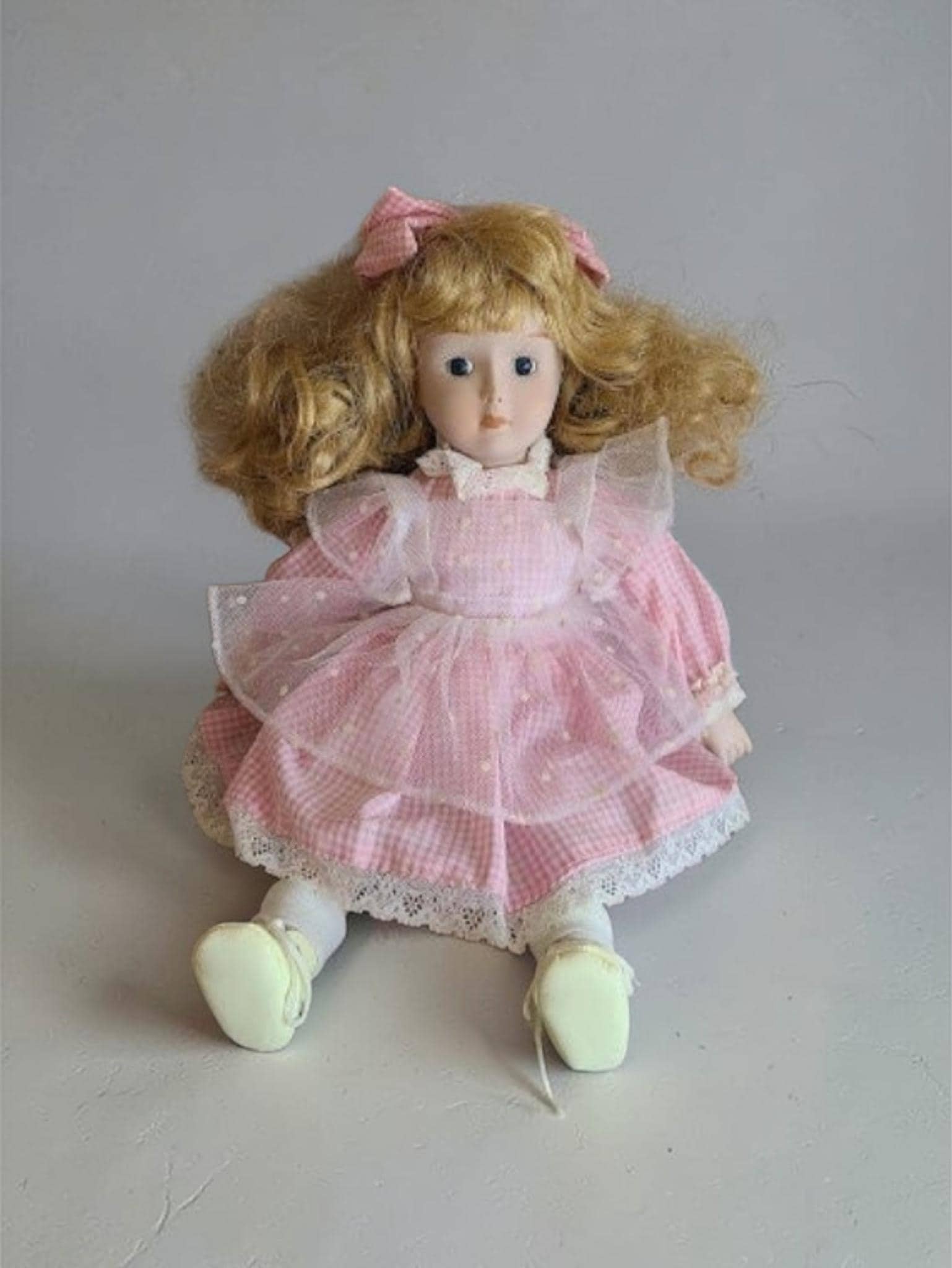 人形 ANTIQUE MUSICAL DOLL PORCELAINS 1980's, Heritage 14