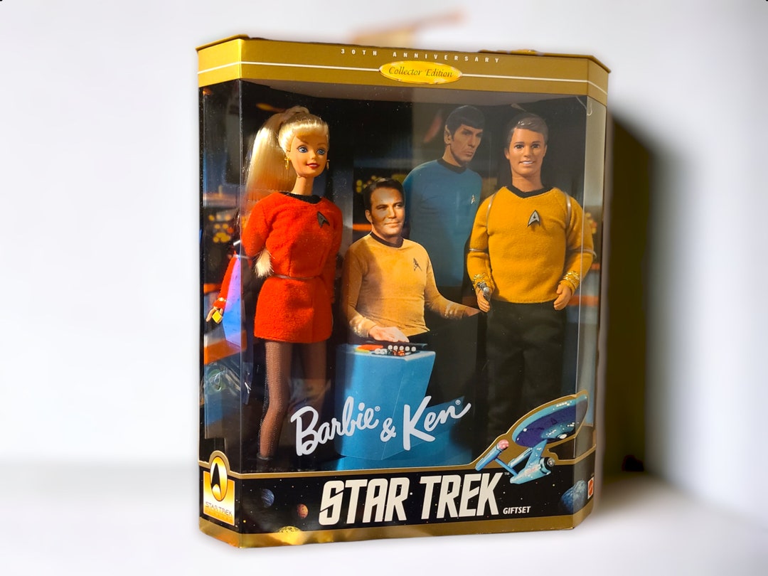 Star Trek Gift Set Barbie and Ken Dolls Mattel 1996, 15006 - Etsy