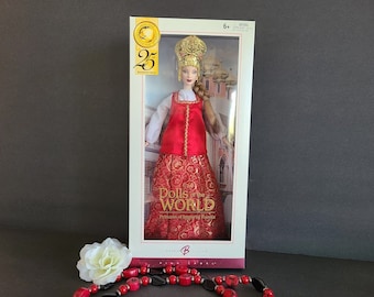 Princess of Imperial Russian Barbie Doll, Dolls of the World, The Princess Collection 2004 by Mattel, Pink Label # G5861