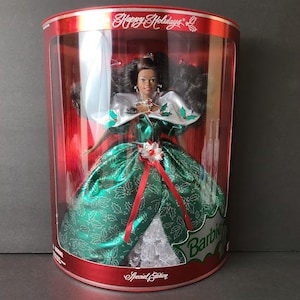 Happy Holidays Barbie Doll,  Mattel 1995, Special Edition, # 14124