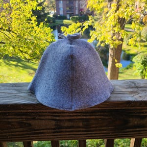 Bonnet de bain pour bain de vapeur Finn en laine