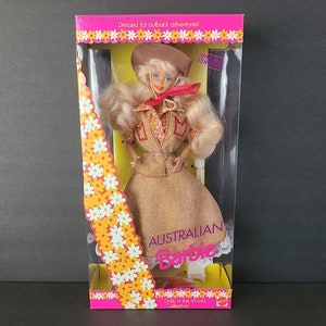 Australian Barbie from Dolls of the World Collection, Special Edition, Dressed for Outback Adventures! Mattel 1992, # 3626