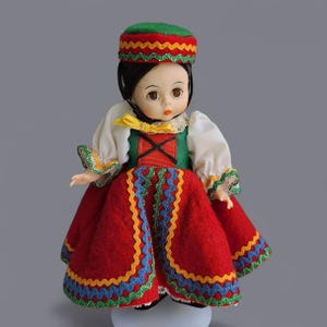 Madame Alexander, Tsjechoslowakije, miniatuurshowcase voor verzamelobjecten van 8 inch, gemaakt in de VS