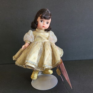 Madame Alexander 8&quot; Snowflake Premiere Doll, Stand, 1995