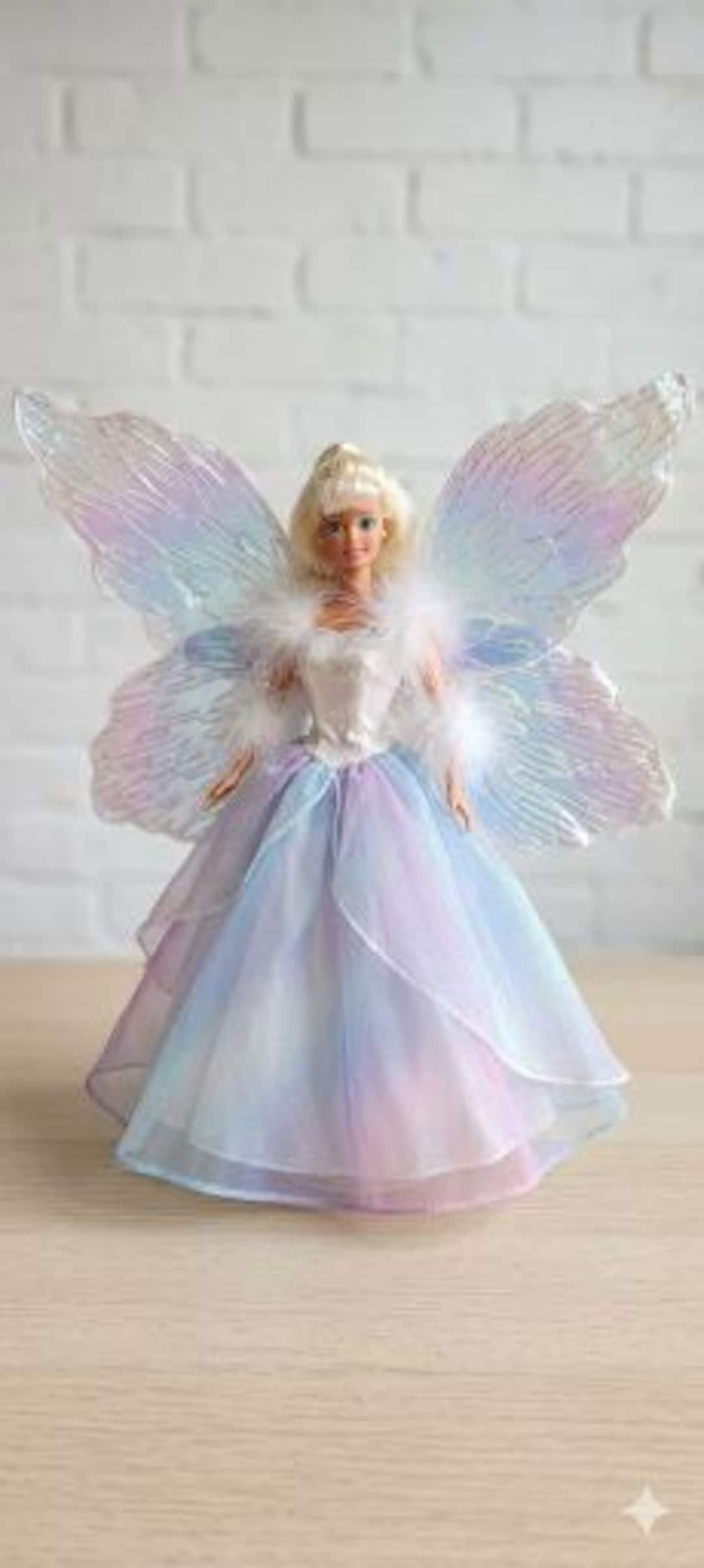 Vintage 1995 Angel Princess Barbie Doll, Removable Wings, New in