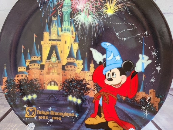 限定*美品* 東京ディズニーランド10周年記念装飾用プレート1993年 1993,