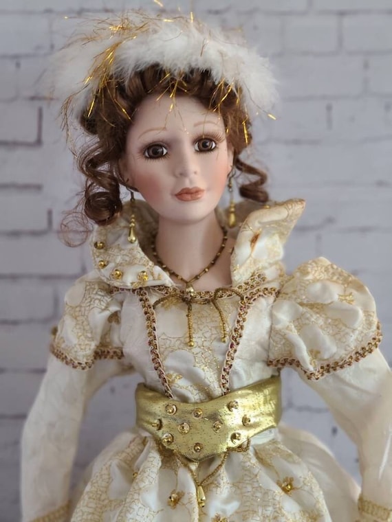 Alexandra Collection by Hollylane Porcelain Doll, A Certificate