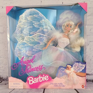 Angel Princess Barbie Doll, &#39;&#39;You can really make her fly!&#39;&#39;, Removable Wings1996, 15911