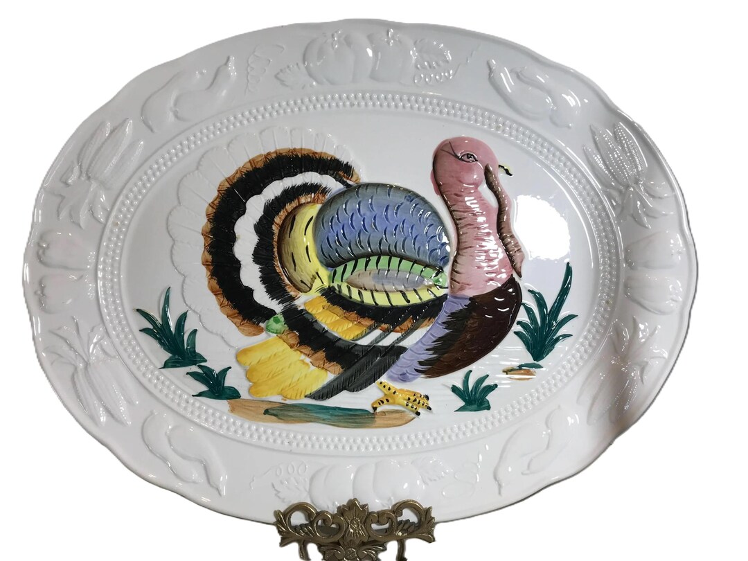 Vintage Hand Painted Thanksgiving 19