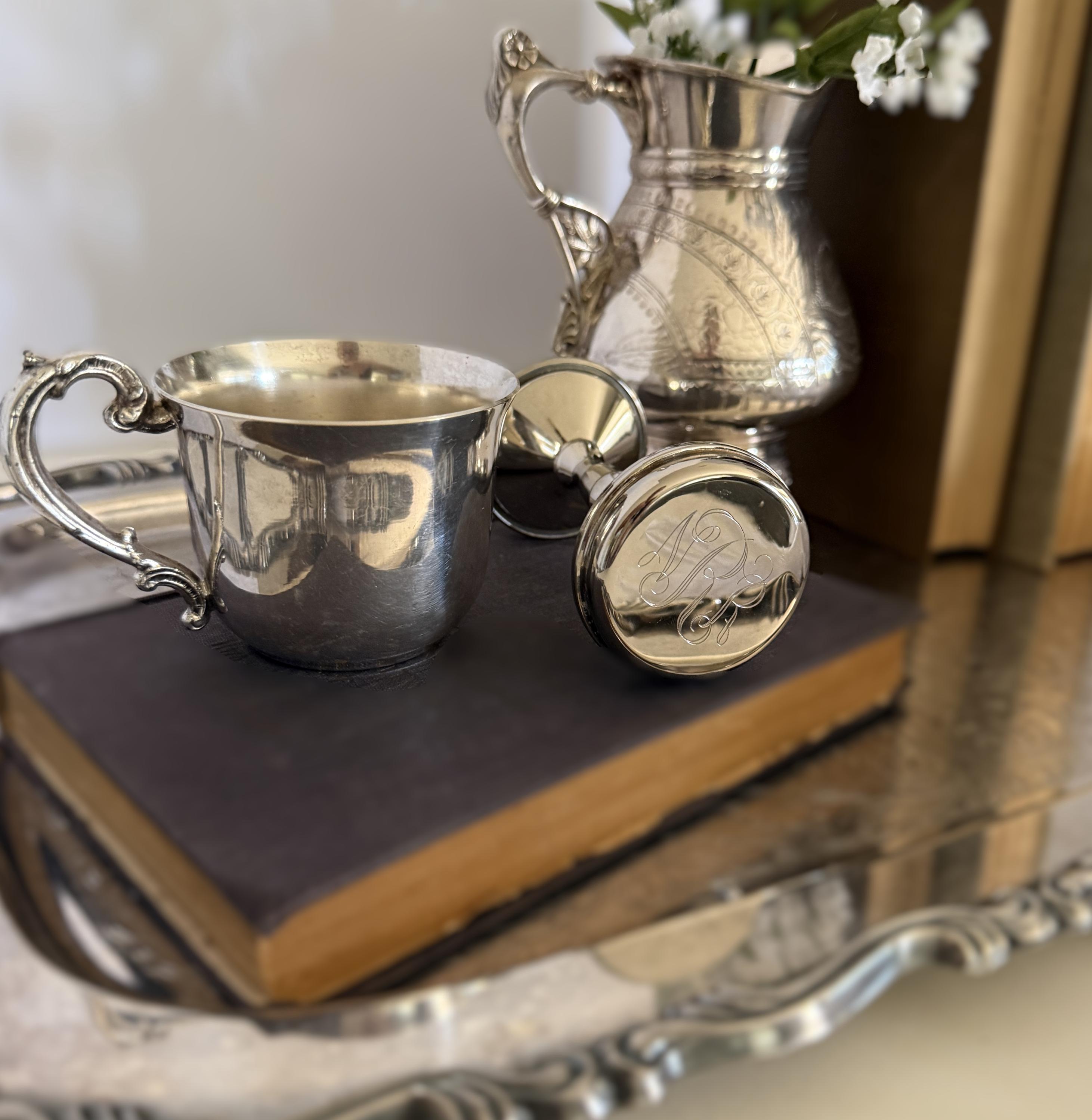 Sheridan Silverplate Cups - Etsy