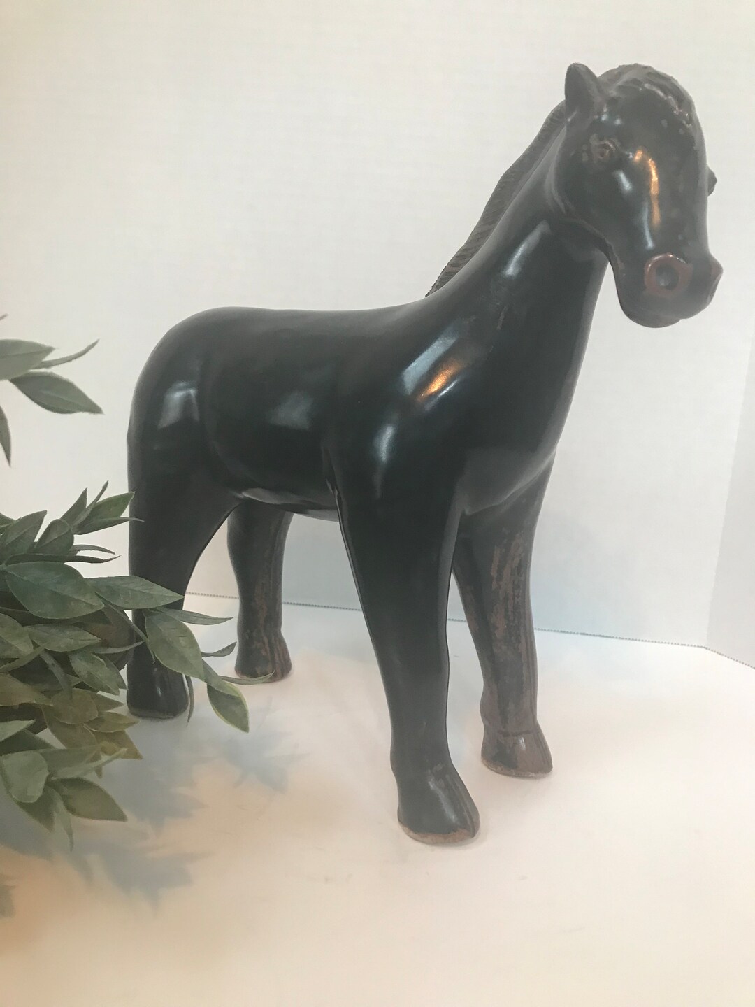 Vintage Horse Statue Vintage Primitive Horse Statue Vintage Etsy