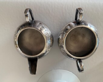 Vintage James Deakin & Sons Silverplate Tea Set, 3-piece
