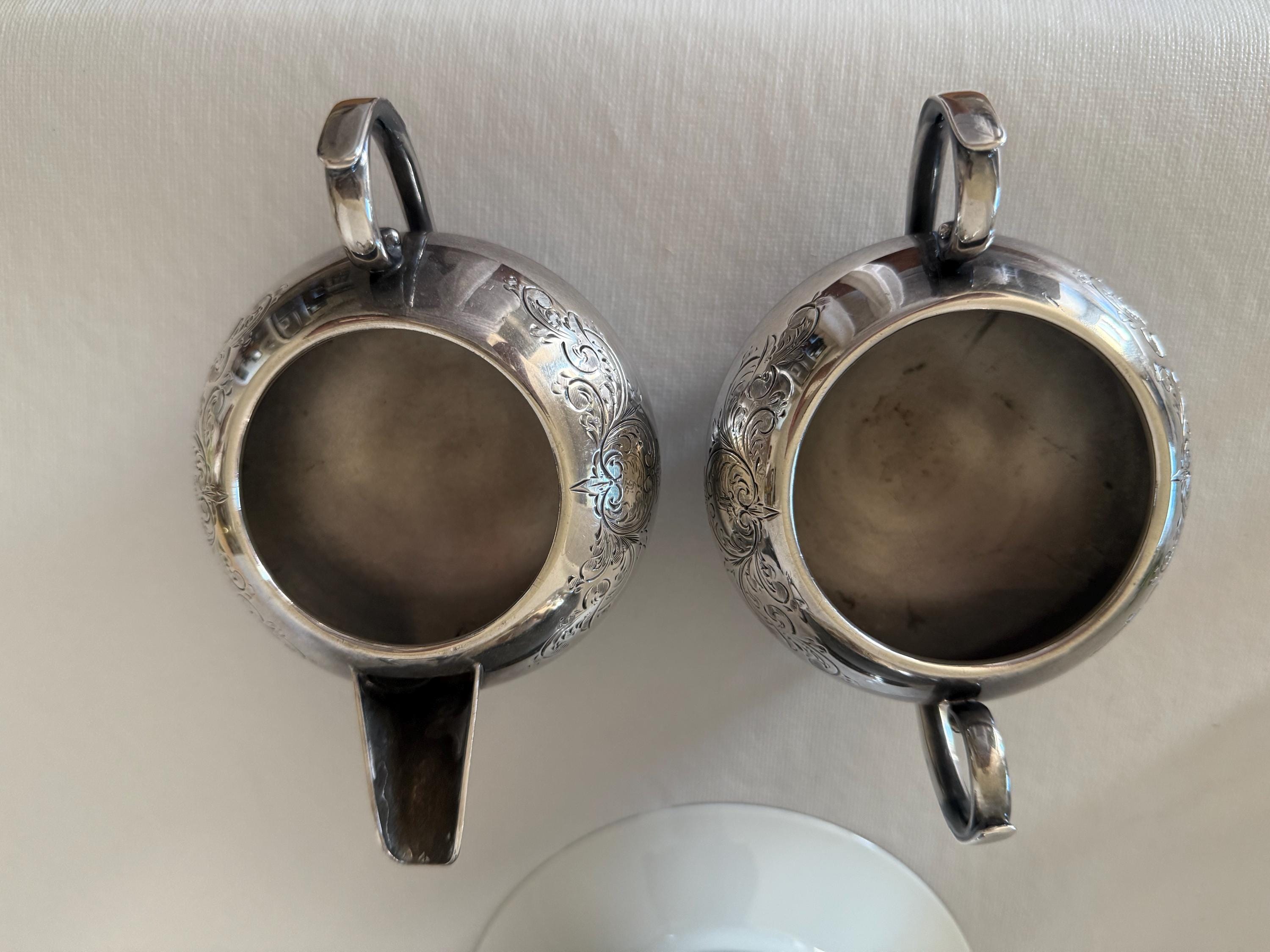 Vintage James Deakin & Sons Silverplate Tea Set, 3-piece