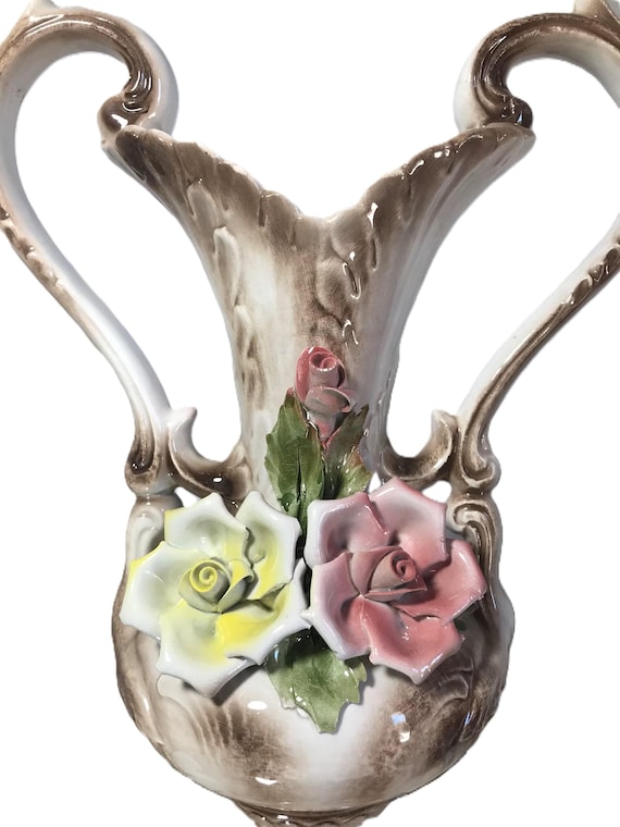 カポディモンテ イタリア製花瓶 iΦ capodimonte カポディモンテ