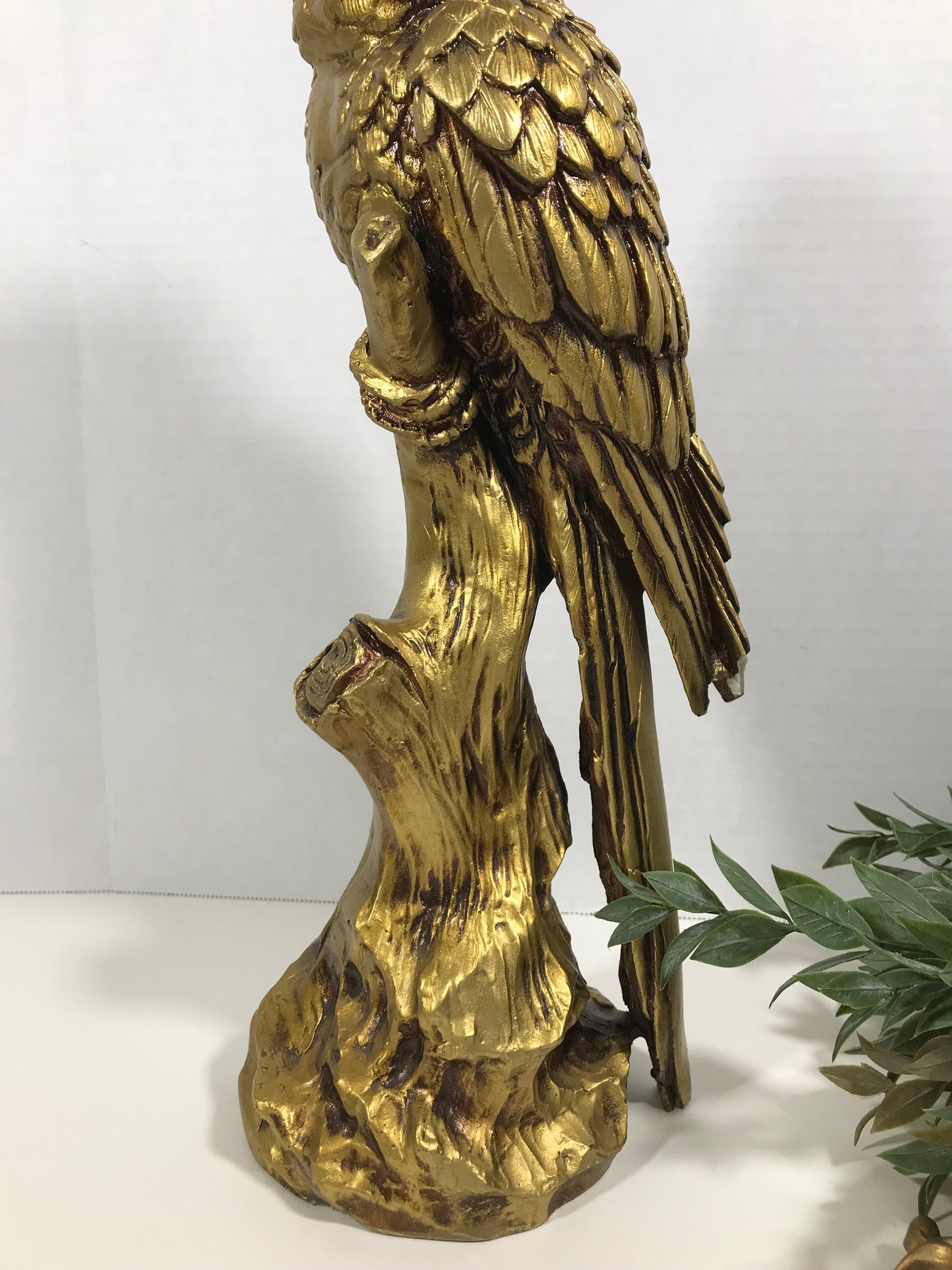 aubaho Statuette de Perroquet - Style Antique - Bronze