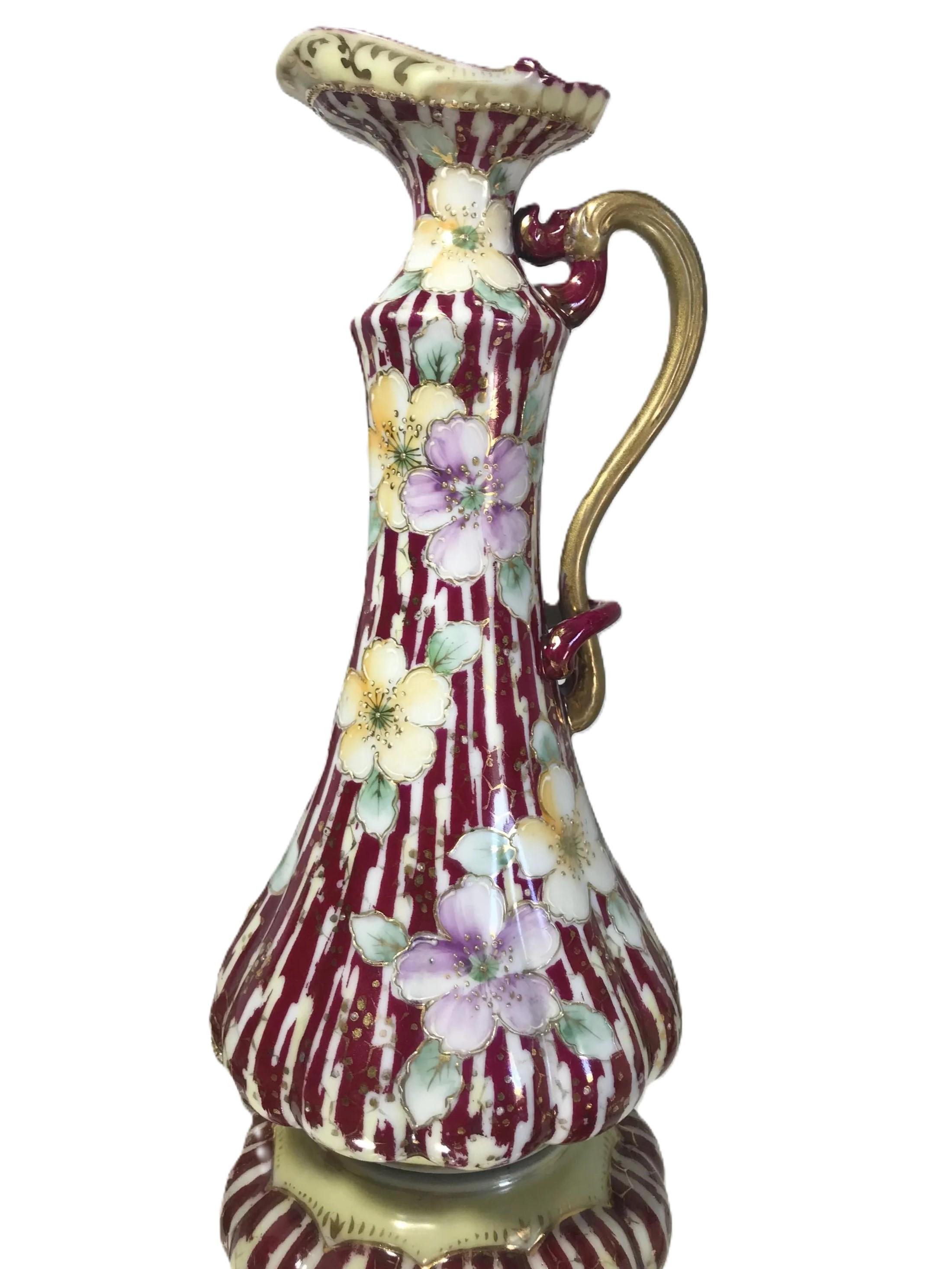 Ceramic vase burgundy vintage - Etsy 日本