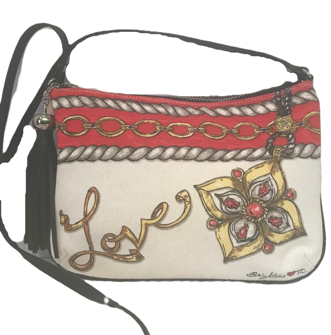 Sac à Main Brighton En Tissu Floral - Pochette, Petit Modèle, Neuf Avec étiquette