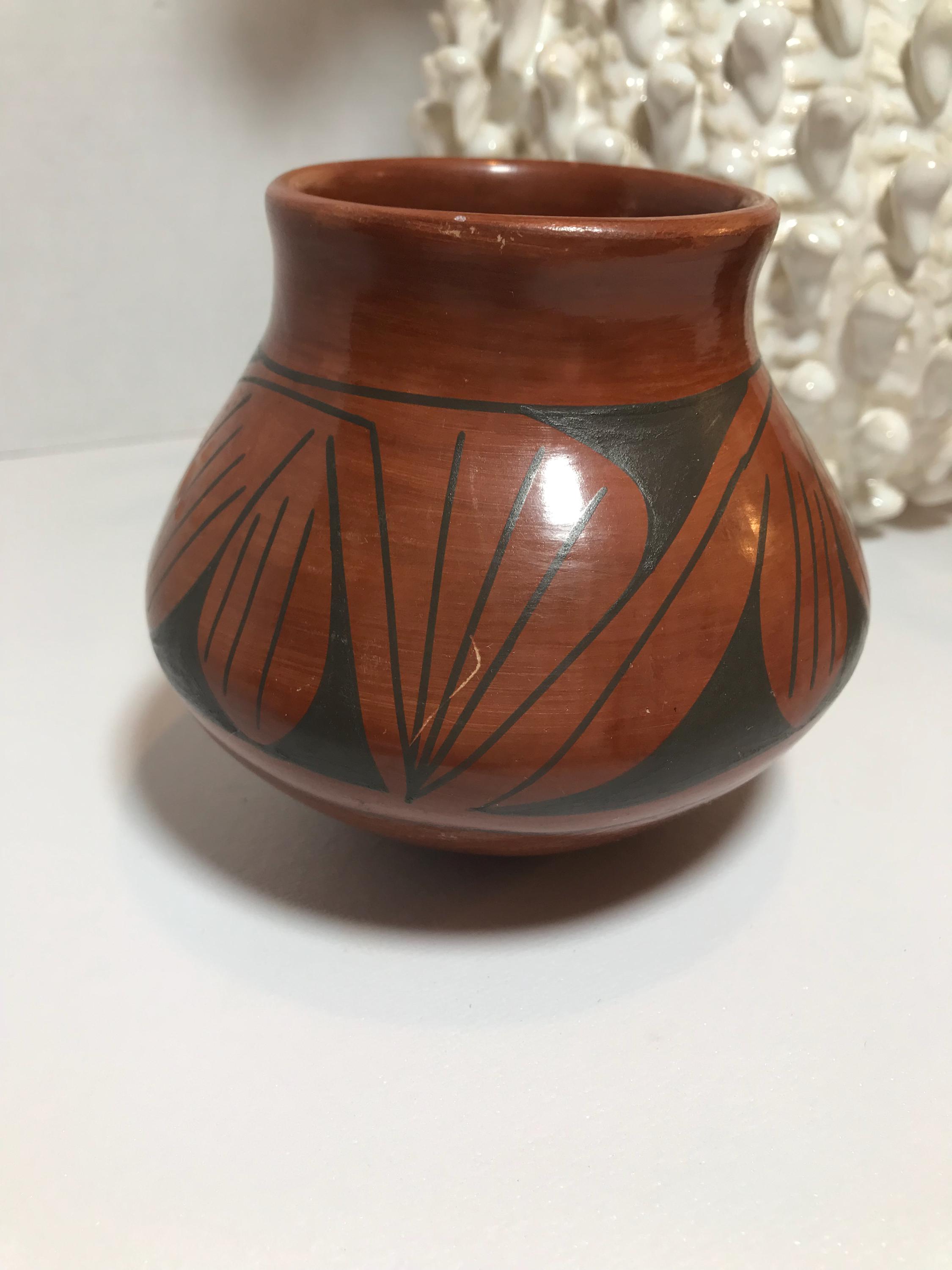 Vintage Julio Silveira Signed Sculptural Handmade Tribal Pottery