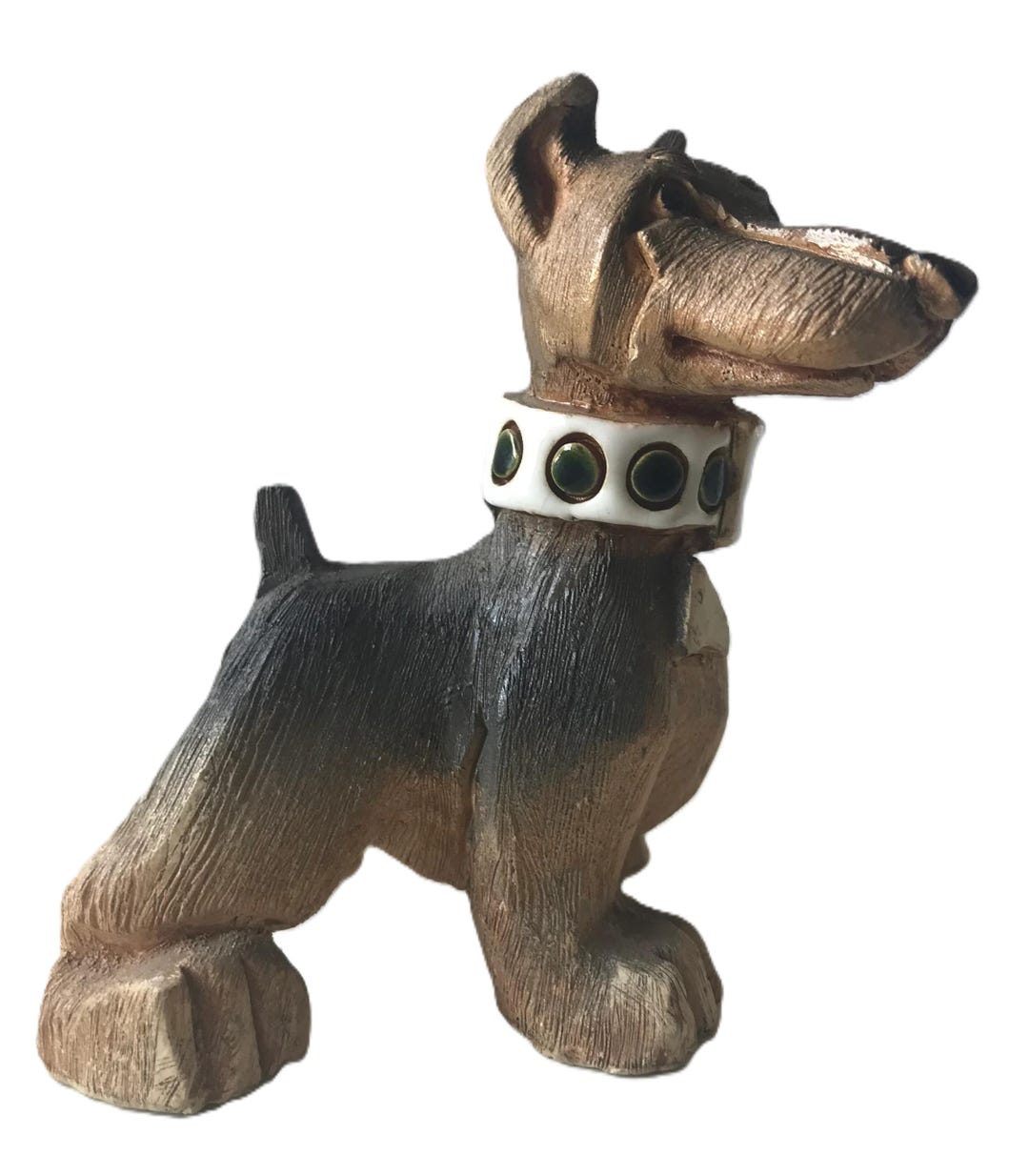 Artesania Riconada Dog With Large Collar Figurine Signed, Artesania ...