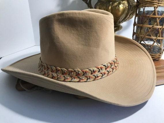 Vintage 1970s Levi Strauss Suede Look Cowboy Western Hat Vintage 1970s Levi Strauss Suede Look Cowboy Western Hat