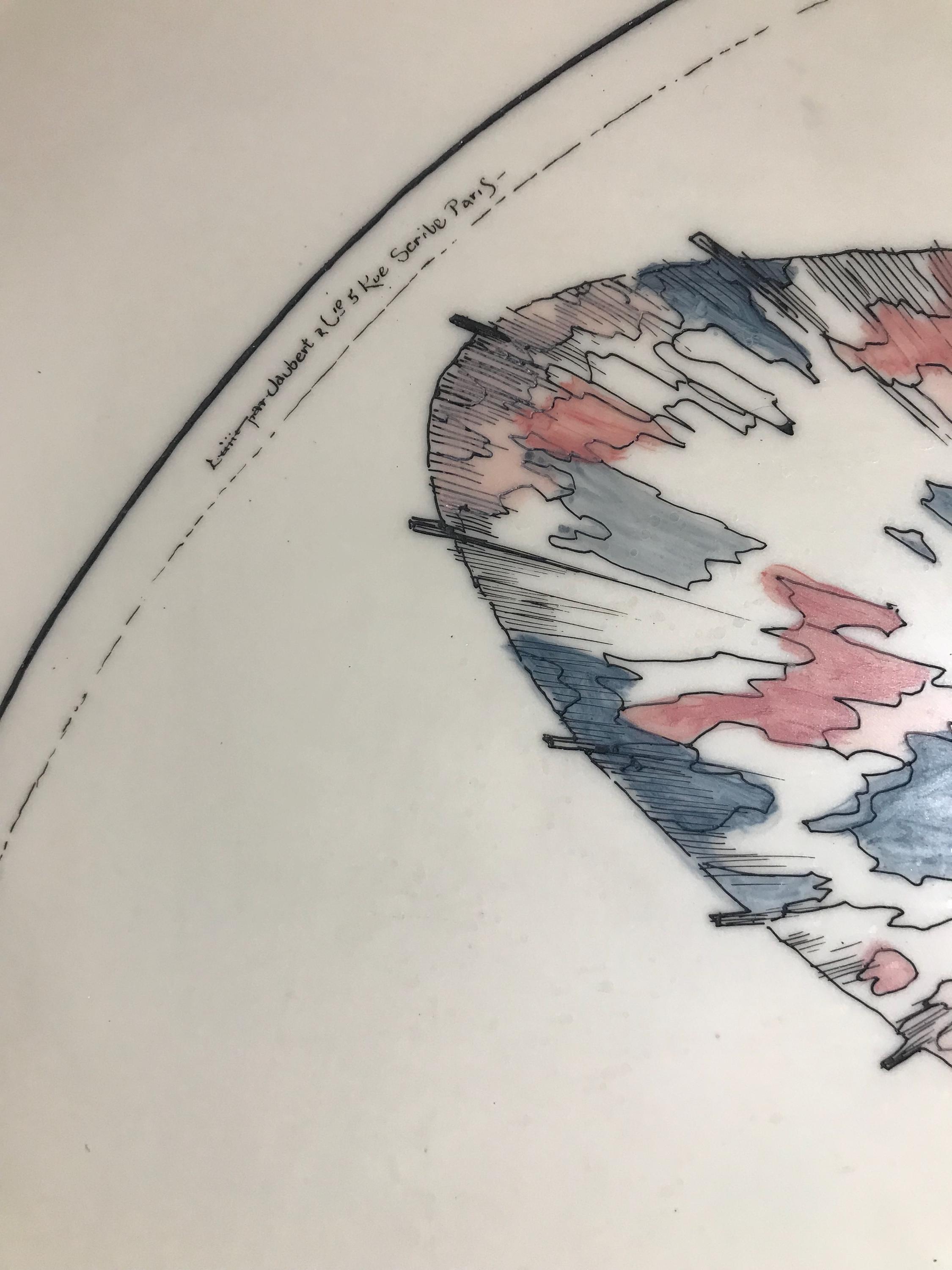 ヴィンテージ ルイ・イカール エッチング「パラソル」 – 1928年 パリ