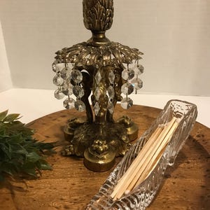 Vintage Fenton style glass shoe, Vintage ribbed glass slipper, Vintage glass slipper match holder, glass shoe trinket dish, glass slipper