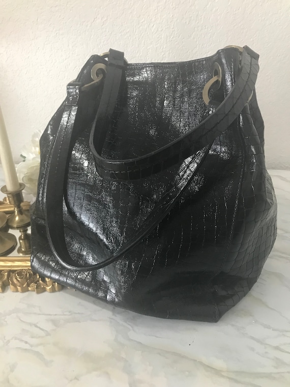 Vintage Donald Pliner Couture black purse, Donald 