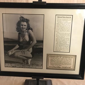 Vintage Marilyn Monroe &quot;Hollywood Wolves&quot; black and white photograph 12x15&quot;, Vintage Old Hollywood Marilyn Monroe photography with COA