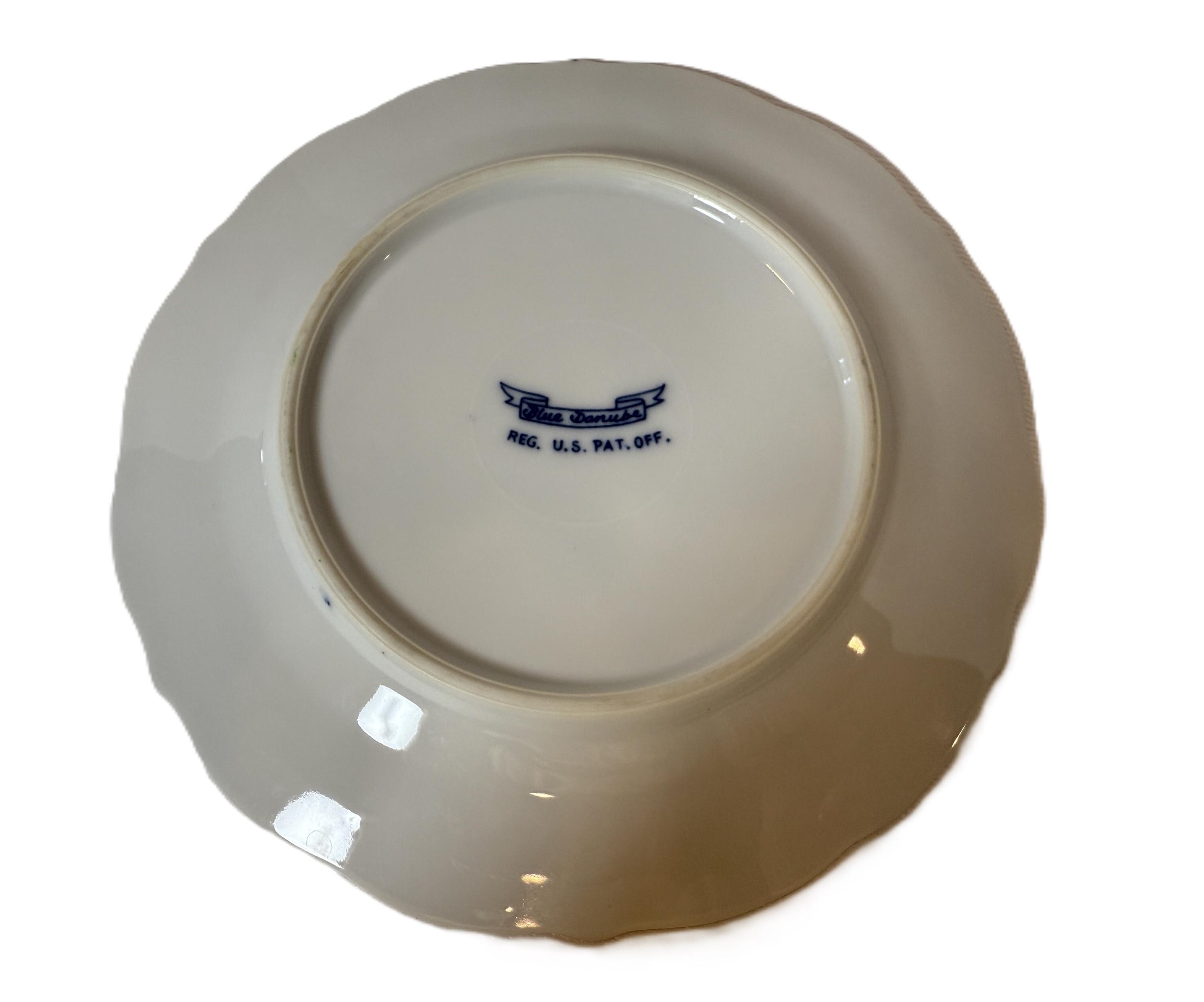 Blue Danube Reg Vintage US - Pat Off Porcelain ブルーダニューブ