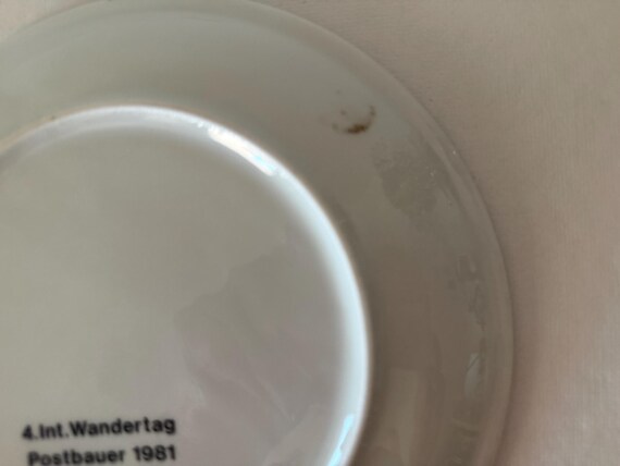 Vintage 1981 Wandertag Commemorative Plate, Eppelein Von Gailingen