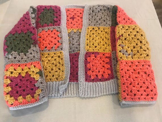 Vintage granny square cardigan - Gem
