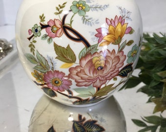 Vintage Sadler England Floral Ceramic Vase, Vintage Sadler English