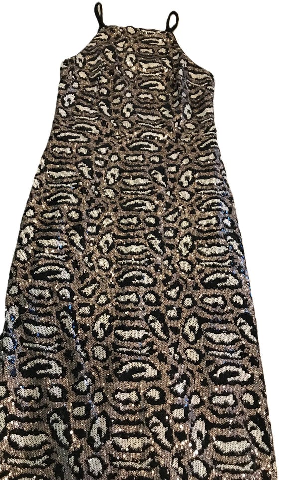 empire waist maxi dress black ever BRYM|Glittery Empire Waist Long Lantern Sleeves A-Line Evening Dress main image 0