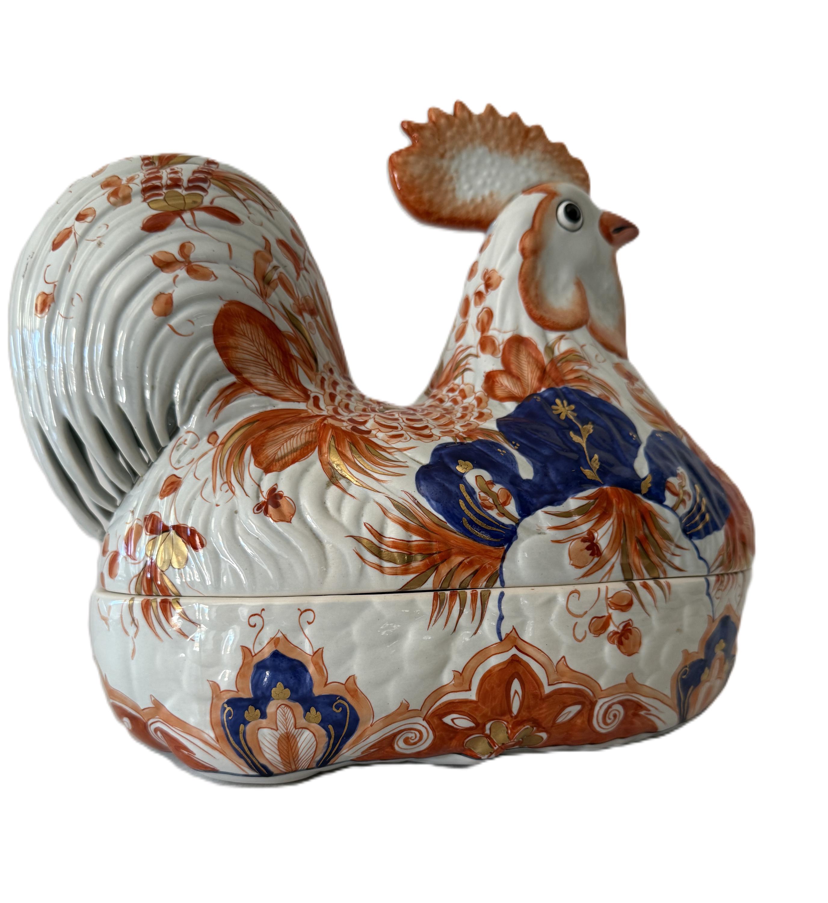【美品・美虎杢】Roman Teller Mala 1998年　ドイツ製　4/4 Vintage Meiselman Italy Imari Style Rooster Tureen, Italian
